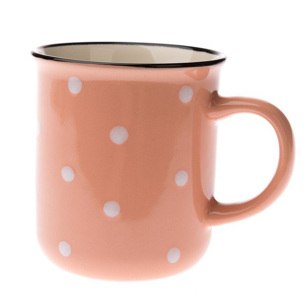 Dottie narancsszínű kerámiabögre, 380 ml - Dakls