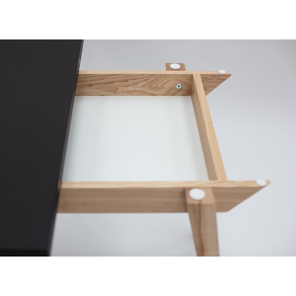 Bővíthető étkezőasztal zöld asztallappal 65x90 cm Envelope - Ragaba-image-4