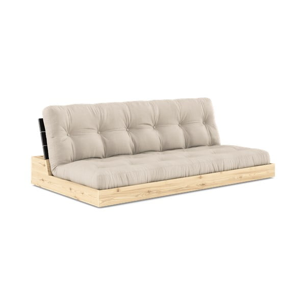 Bézs kinyitható kanapé 196 cm Base – Karup Design