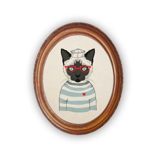 Sailor Cat ovális kép - Really Nice Things