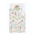 Fehér-bézs egyszemélyes pamut gyerek ágyneműhuzat 135x200 cm Transport – Bianca