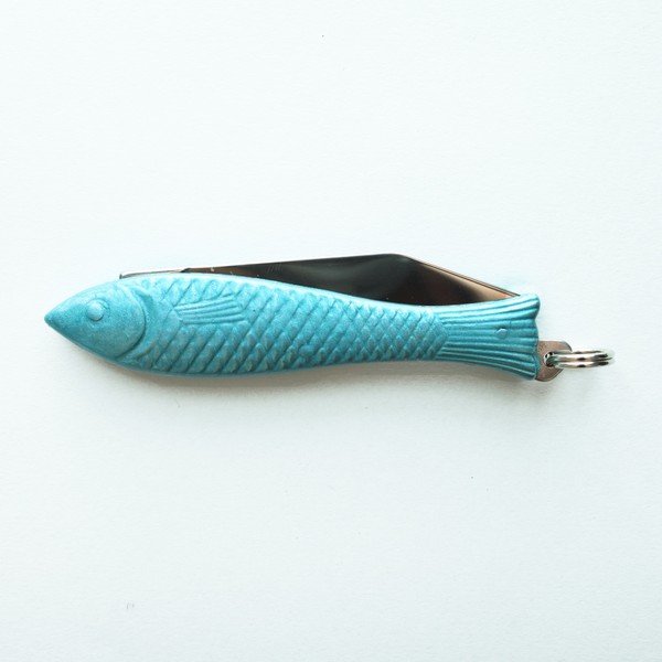 Világoskék hal formájú cseh bicska - Alexandra Dětinská-image-1