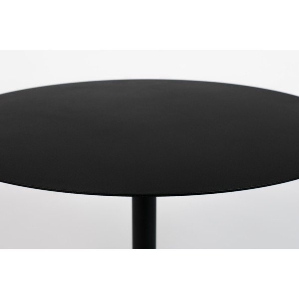 Fekete fém kerek dohányzóasztal ø 60 cm Snow – Zuiver-image-2