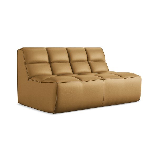 Bőrutánzat kanapé modul Kalai – Makamii-image-1