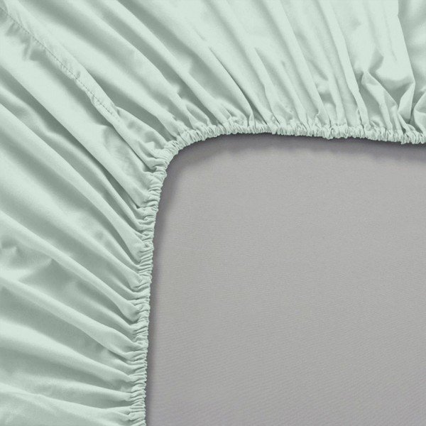 Basic mentazöld rugalmas lepedő, 140 x 200 cm - Happy Friday-image-1