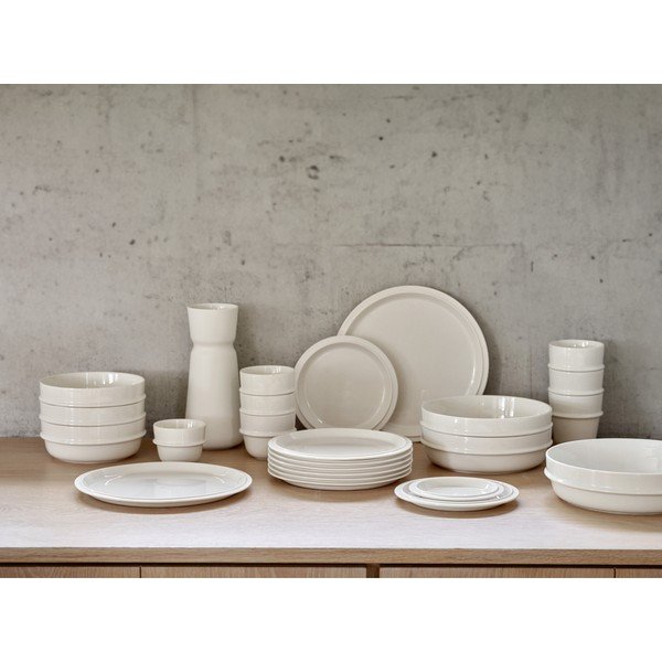 Krémszínű porcelán tálka 400 ml Eau – Zone-image-3