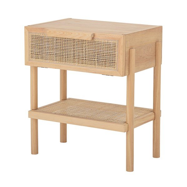 Natúr színű éjjeliszekrény borovi fenyő dekorral Manon – Bloomingville-image-4