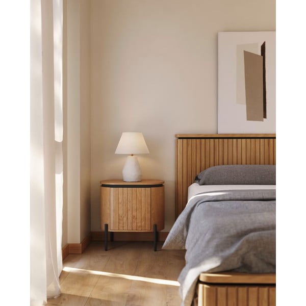 Mangófa éjjeliszekrény Licia - Kave Home-image-1