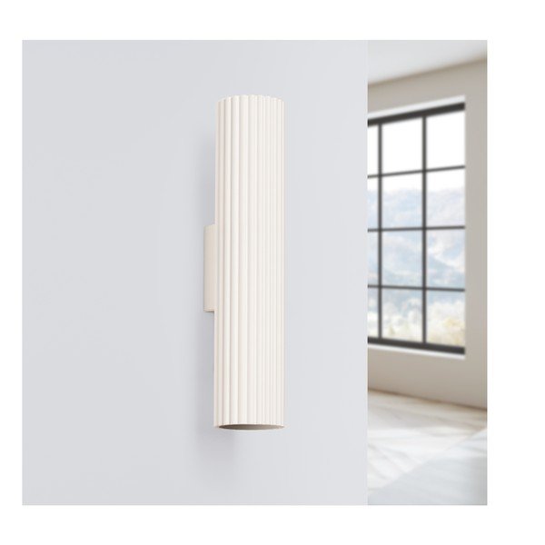 Krémszínű fali lámpa Gleam – Sollux-image-2