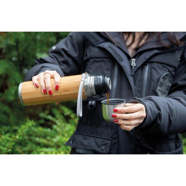 Bambusz termosz, 0,4 l - XD Collection-image-1