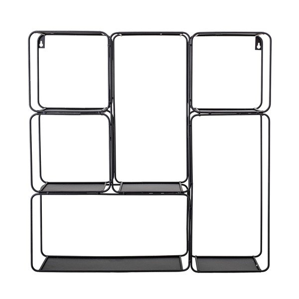 Vegas fekete fém fali polc - Bloomingville-image-1