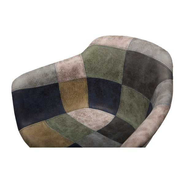 Flame Patch szürke étkezőszék tölgyfa lábakkal - Furnhouse-image-4