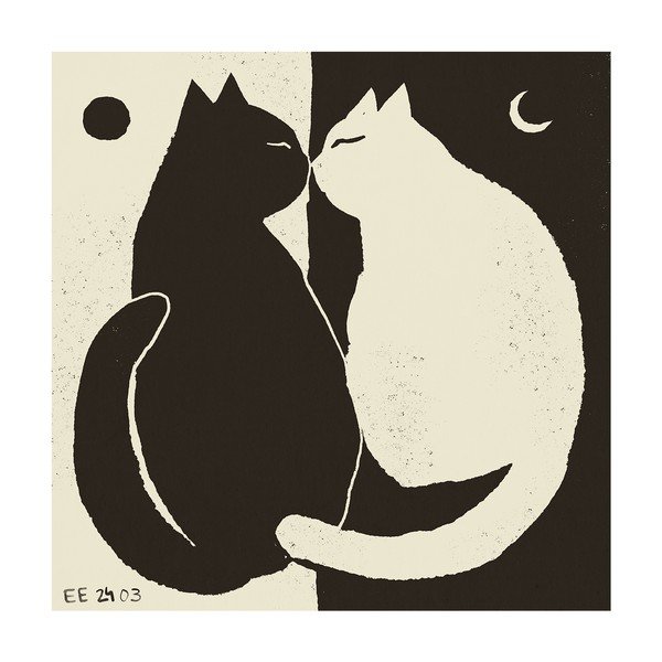 Poszter 50x50 cm You and Me – Enikő Katalin Eged – The Poster Club