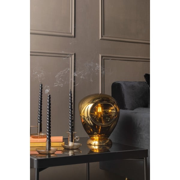 Mod világosbarna üveg gyertyatartó - PT LIVING-image-1