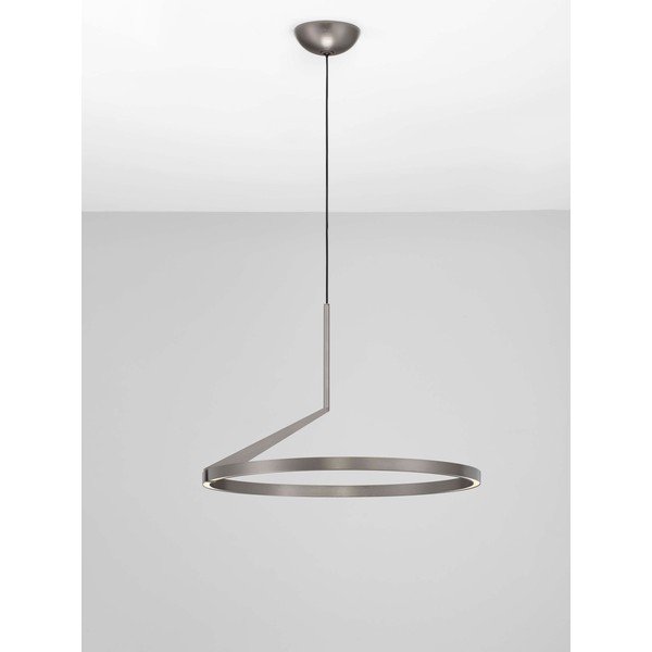 Ezüstszínű alumínium LED dimmelhető függőlámpa ø 60 cm Tilia – Nova Luce-image-3