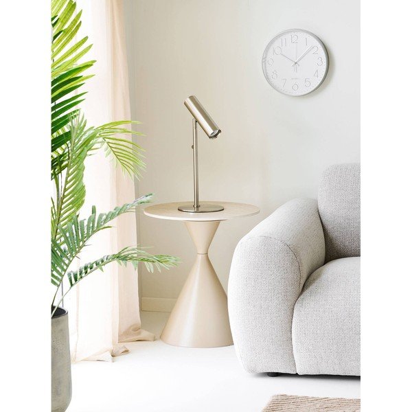 Ezüstszínű acél asztali lámpa (magasság 47 cm) Paris – House Nordic-image-1