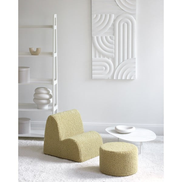 Zöld buklé gyerek puff – Wigiwama-image-3