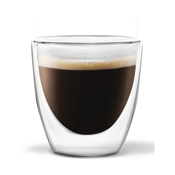 Ronny Espresso 2 db duplafalú pohár, 80 ml - Vialli Design