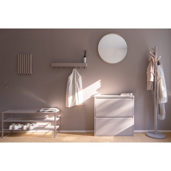 Szürkésbarna fém cipőtartó 70x48,5x29 cm Rex – Spinder Design-image-4