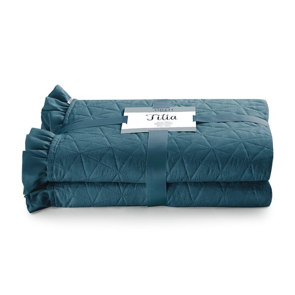 Tilia Marine kék ágytakaró, 260 x 240 cm - AmeliaHome-image-2