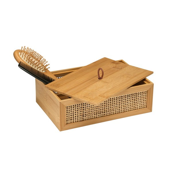 Allegre bambusz fürdőszobai rendszerező, 22 x 7 cm - Wenko-image-3