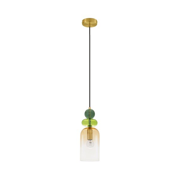 Aranyszínű üveg függőlámpa ø 11 cm Murano – Nova Luce