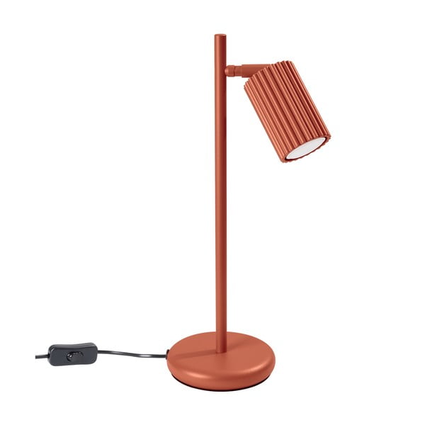 Téglavörös asztali lámpa (magasság 43 cm) Gleam – Nice Lamps