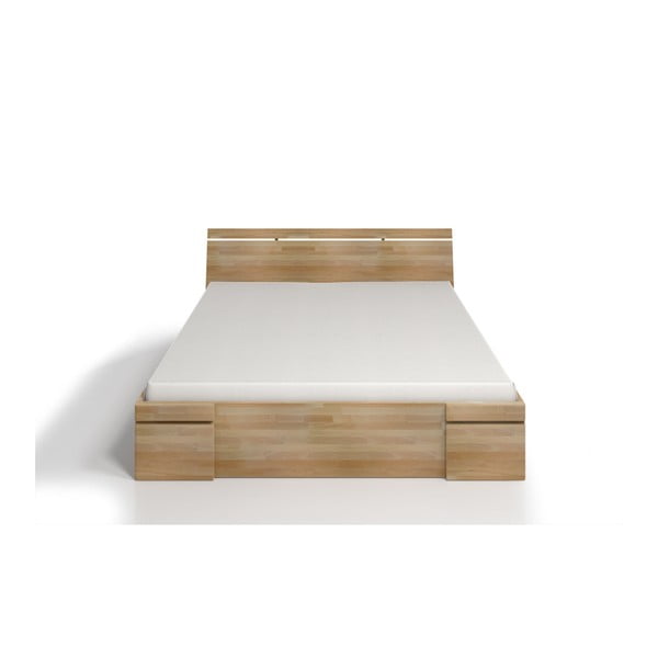 Sparta Maxi Bükk franciaágy tárolófiókokkal, 180 x 200 cm - Skandica-image-1