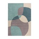 Kék-bézs gyapjú szőnyeg 230x160 cm Glow - Flair Rugs