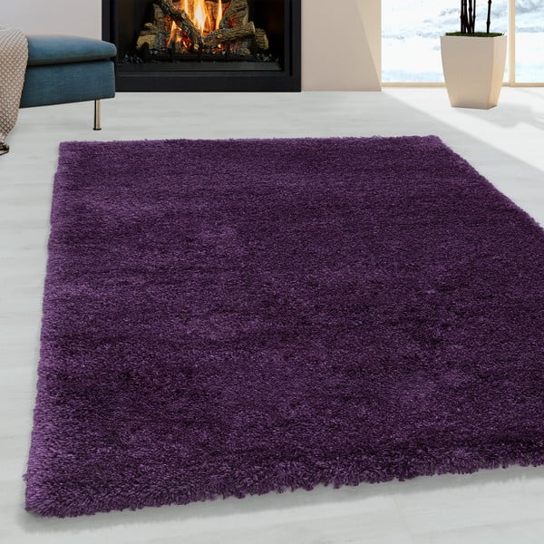 Sötétlila szőnyeg 160x230 cm Fluffy – Ayyildiz Carpets-image-1