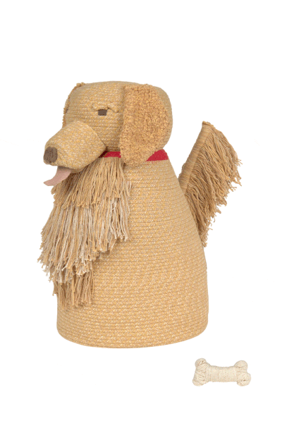 Bézs textil játéktároló kosár 40x30x55 cm Luna – Lorena Canals