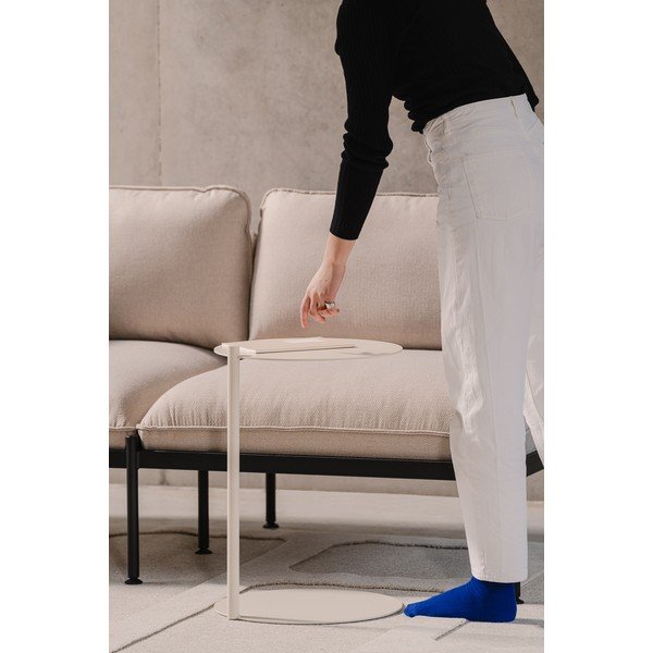 Acél kerek tárolóasztal 41x40 cm Ande – noo.ma-image-3