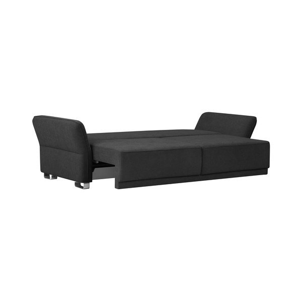 Casiopeia sötétszürke kinyitható kanapé ágyneműtartóval, 245 cm - Windsor & Co Sofas-image-4