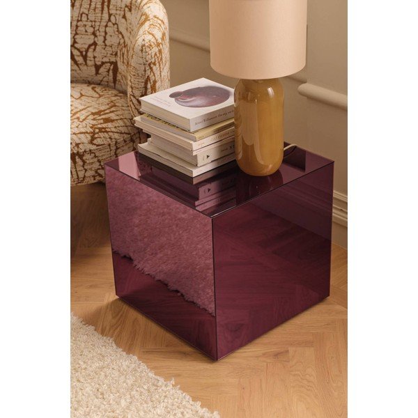 Üveg tárolóasztal 45,5x45,5 cm Cube – Ellos Home-image-1