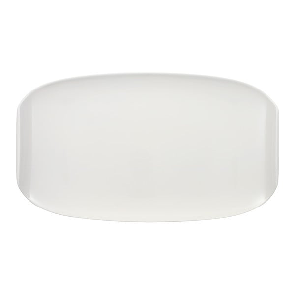 Urban Nature fehér szögletes porcelán tányér, 42 x 24 cm - Villeroy & Boch