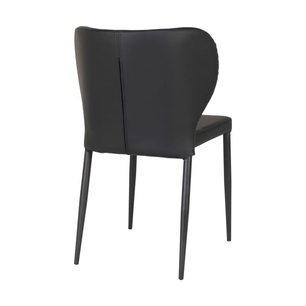 Fekete étkezőszék szett 4 db-os Pisa – House Nordic-image-4
