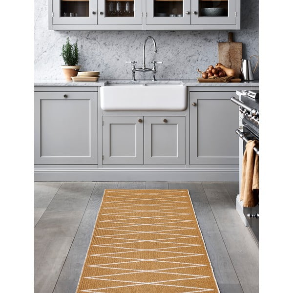 Okkersárga kültéri-beltéri futószőnyeg 70x240 cm Max Ochre – Pappelina-image-4