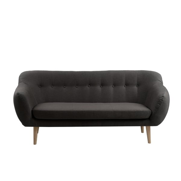 Marget sötétszürke háromszemélyes kanapé - Custom Form