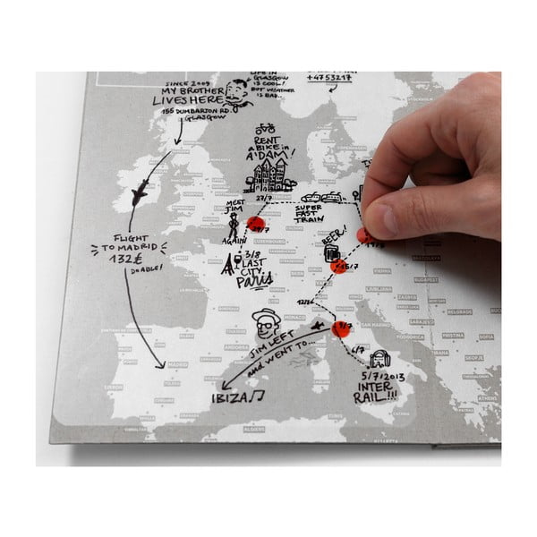 16 darabos átlátszó tartaléklap szett Transparent World térképekhez - Palomar-image-2