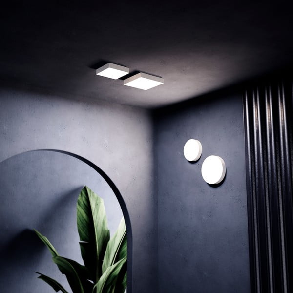 Linha fehér mennyezeti lámpa, ø 21,5 cm - SULION-image-3