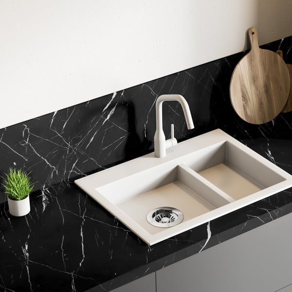 Bútormatrica 200x60 cm Black and White Marble – Ambiance-image-4