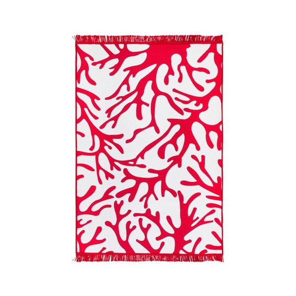 Coral Reef piros-fehér kétoldalas szőnyeg, 120 x 180 cm-image-3