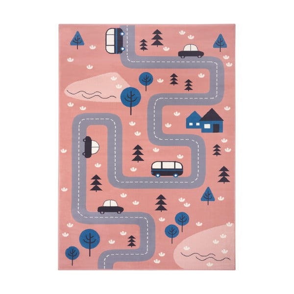 Rózsaszín gyerek szőnyeg 120x170 cm Adventures – Hanse Home
