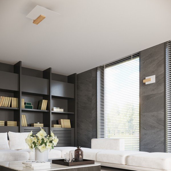 Natúr színű fali lámpa Parola – Sollux-image-2