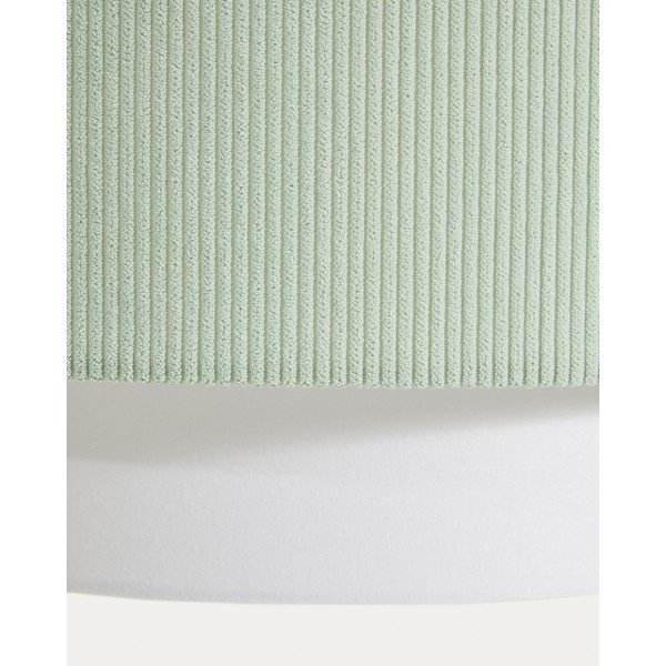 Fehér-türkiz gyerek lámpa textil búrával Bianella – Kave Home-image-4