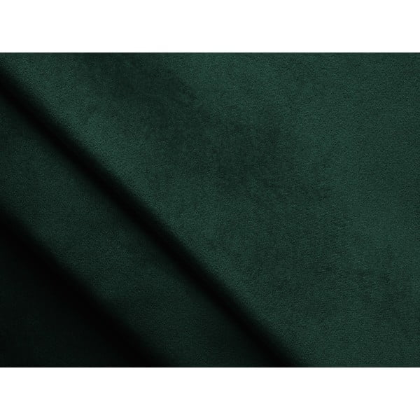 Sötétzöld bársony kárpitozott ágyneműtartós franciaágy ágyráccsal 140x200 cm Hiko – Makamii-image-2