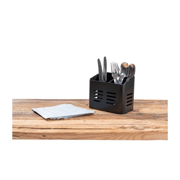 Black Outdoor Kitchen Baco fekete evőeszköztartó - Wenko-image-1