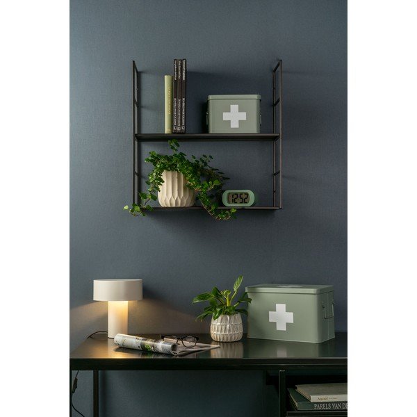 Medicine mentazöld fém gyógyszeres doboz, szélesség 31,5 cm - PT LIVING-image-1