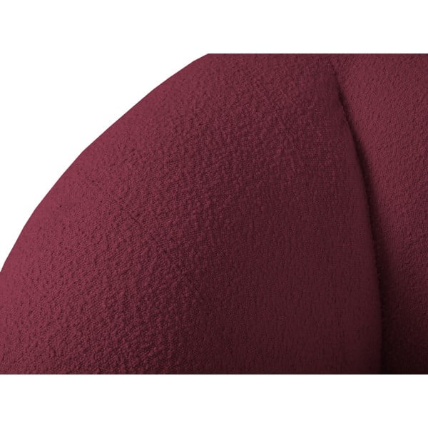 Borvörös buklé kanapé 230 cm Essen – Cosmopolitan Design-image-4