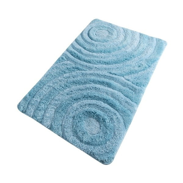 Wave Turquois türkiz fürdőszobai kilépő, 60 x 100 cm - Confetti Bathmats